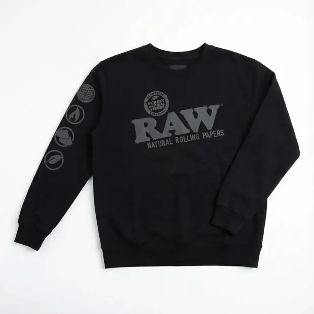 Black RAW Crewneck Sweatshirt